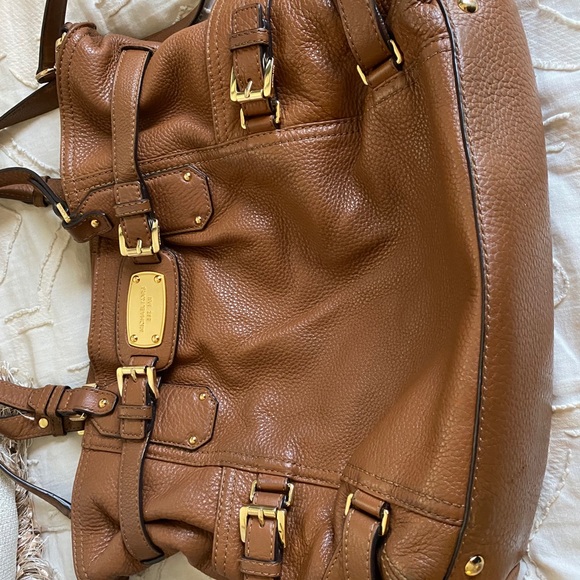 Gansevoort Large North South Tan Leather Tote - Picture 3 of 16